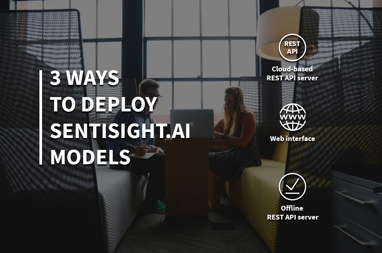 3 ways to deploy SentiSight.ai models