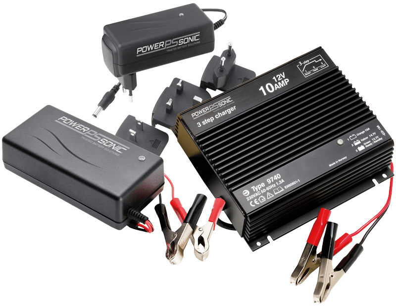 sla and lithium battery chargers